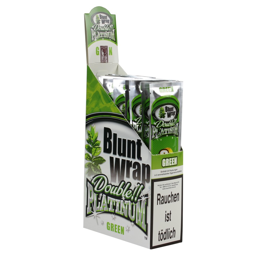Platinum BluntWrap Tabak Do.Tubes Green