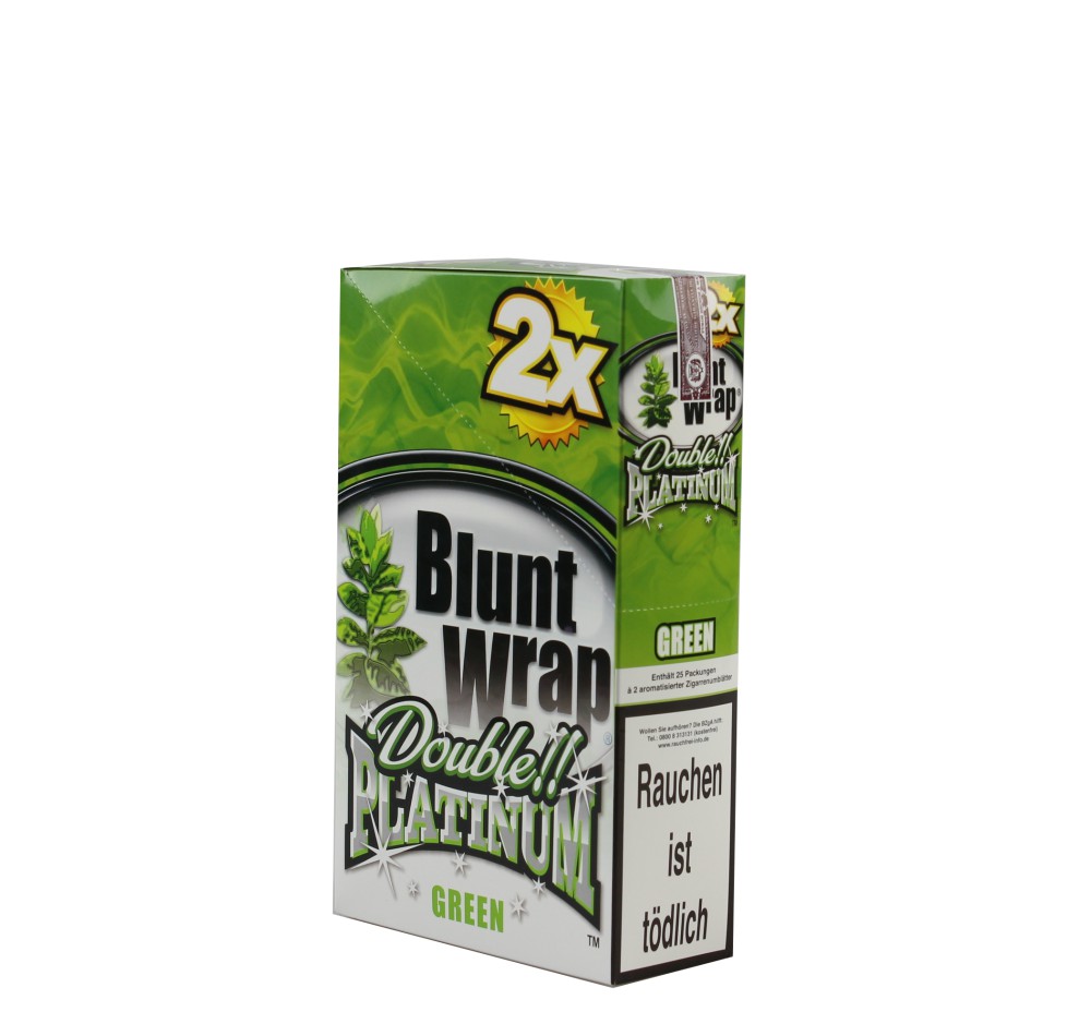 Platinum BluntWrap Tabak Do.Tubes Green
