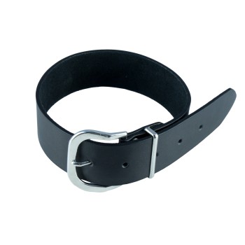 LederHalsband ohne Nieten 3 Reihen