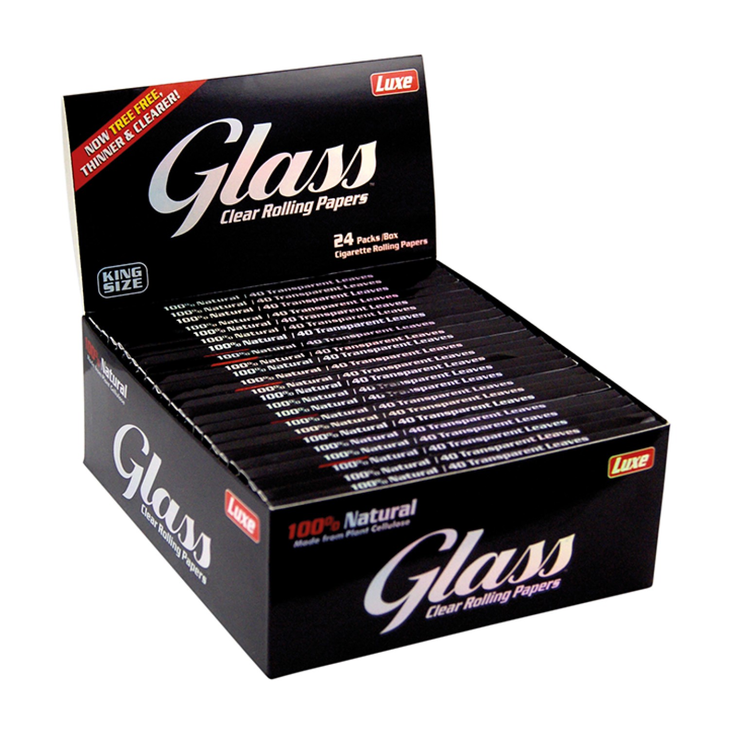 LUXE GLASS KS CLEAR PAPER  Box 24er a40 Blatt