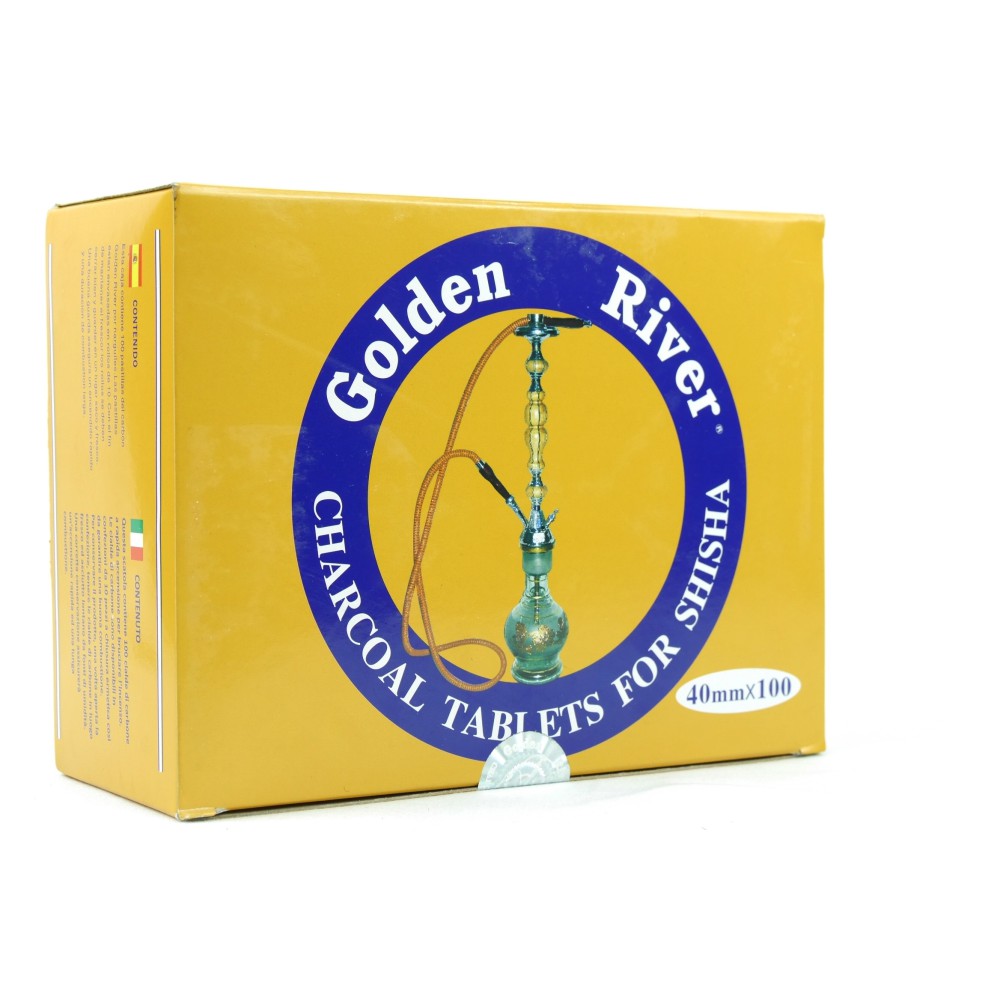 Holzkohle "Golden River" 10er Box