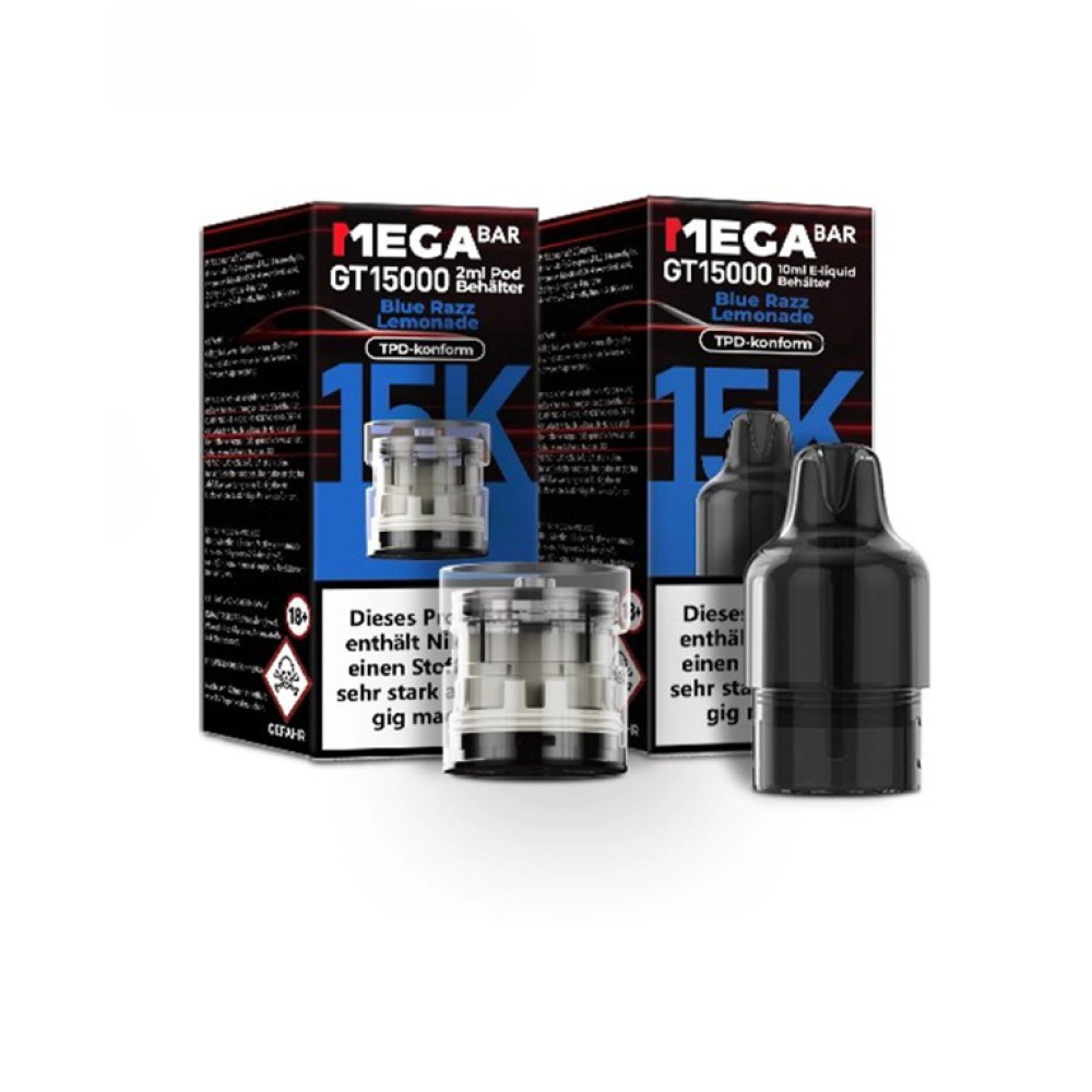 Megabar GT15000 Prefilled Pod  "Blue Razz Lemonade"