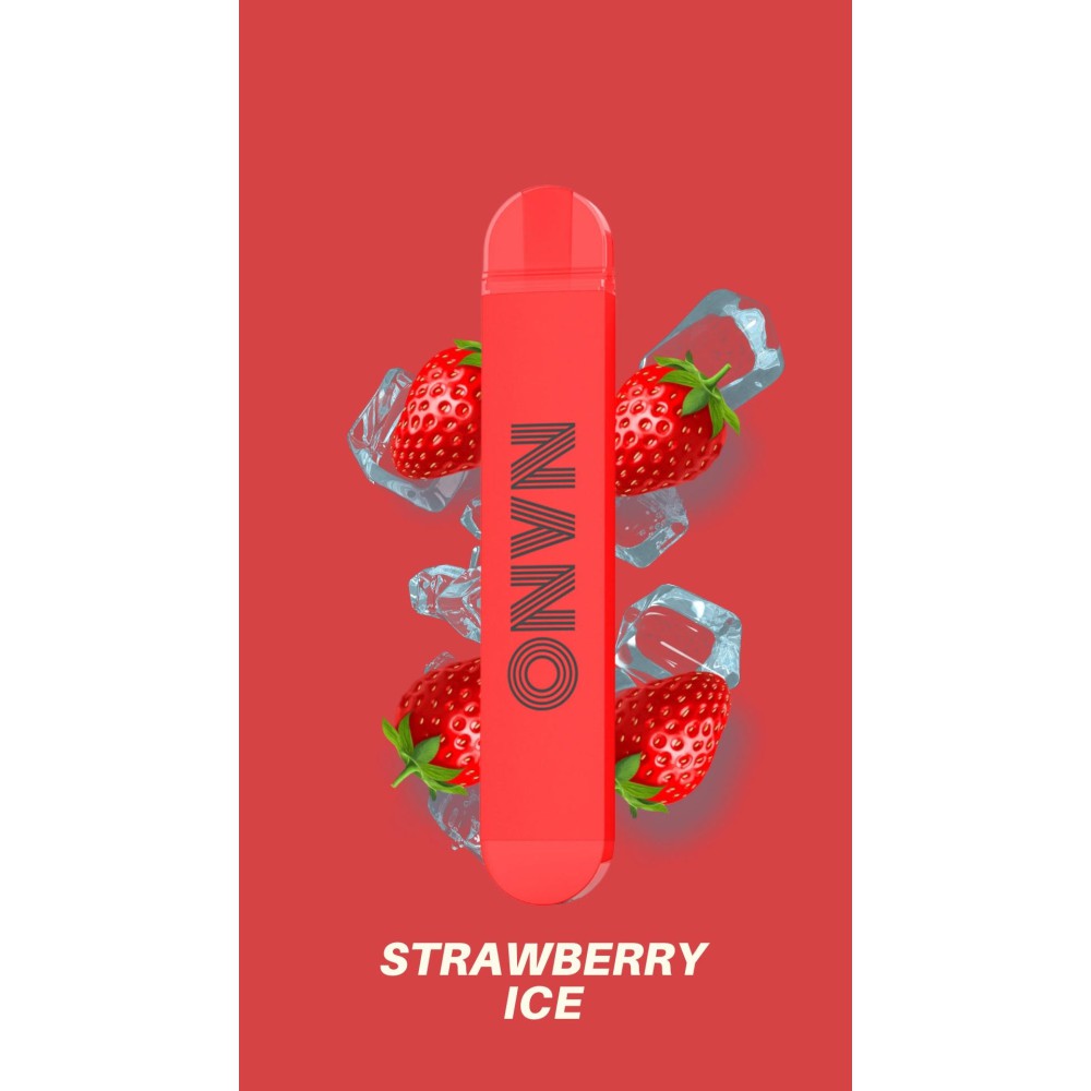 LIO NANO X E- Shisha mit 20mg Nikotin 600 Züge Strawberry Ice mit  Steuermarke