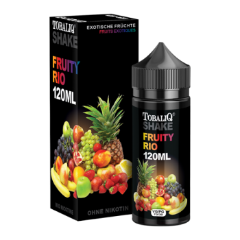 E-Liquid-SHAKE XXL Fruity Rio Exotische Früchte Nikotin 100 ml in 120ml Flasche