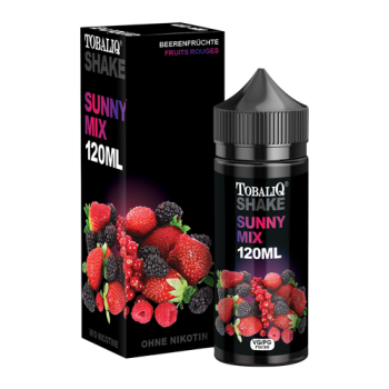 E-Liquid-SHAKE XXL Sunny Mix Früchte mit weißen Erdbeeren Nikotin 100 ml in 120ml Flasche