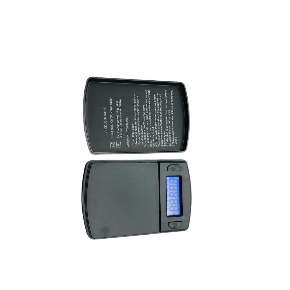 Digital Pocket Scale Professional Mini Schwarz 200g x 0,01g ca 86x58x18 mm mit 2x AAA Batterie