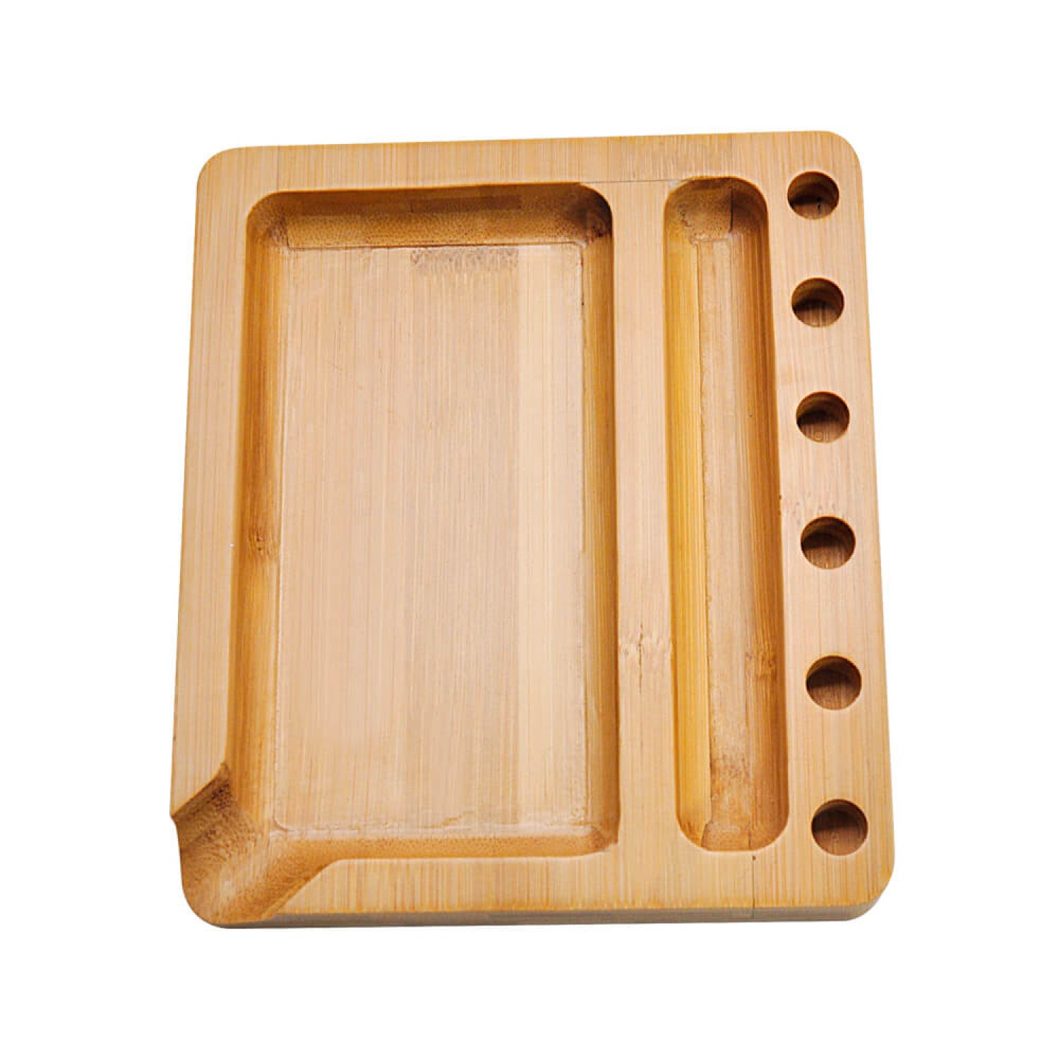 Holz Rolling Tray | Ca. 130 x 150 X 20 mm
