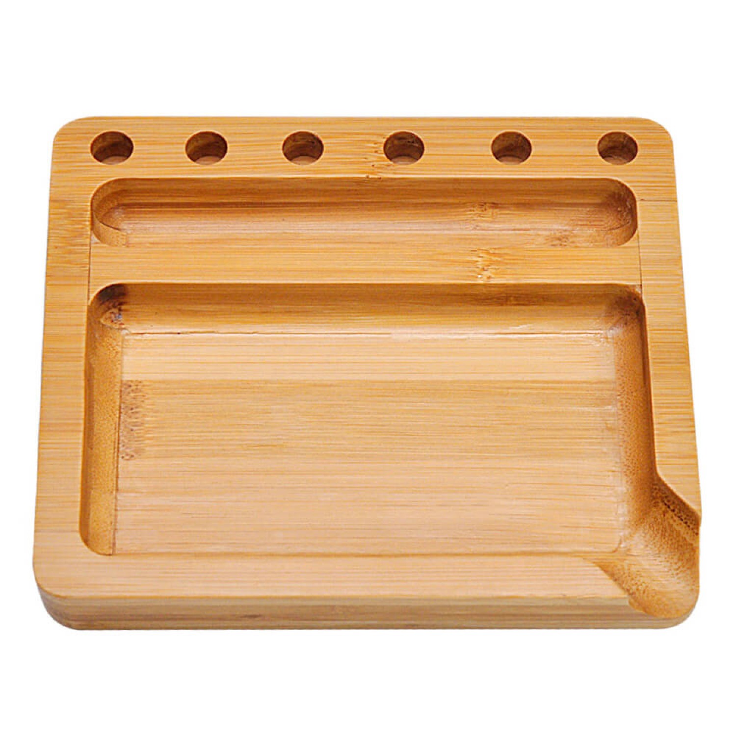 Holz Rolling Tray | Ca. 130 x 150 X 20 mm