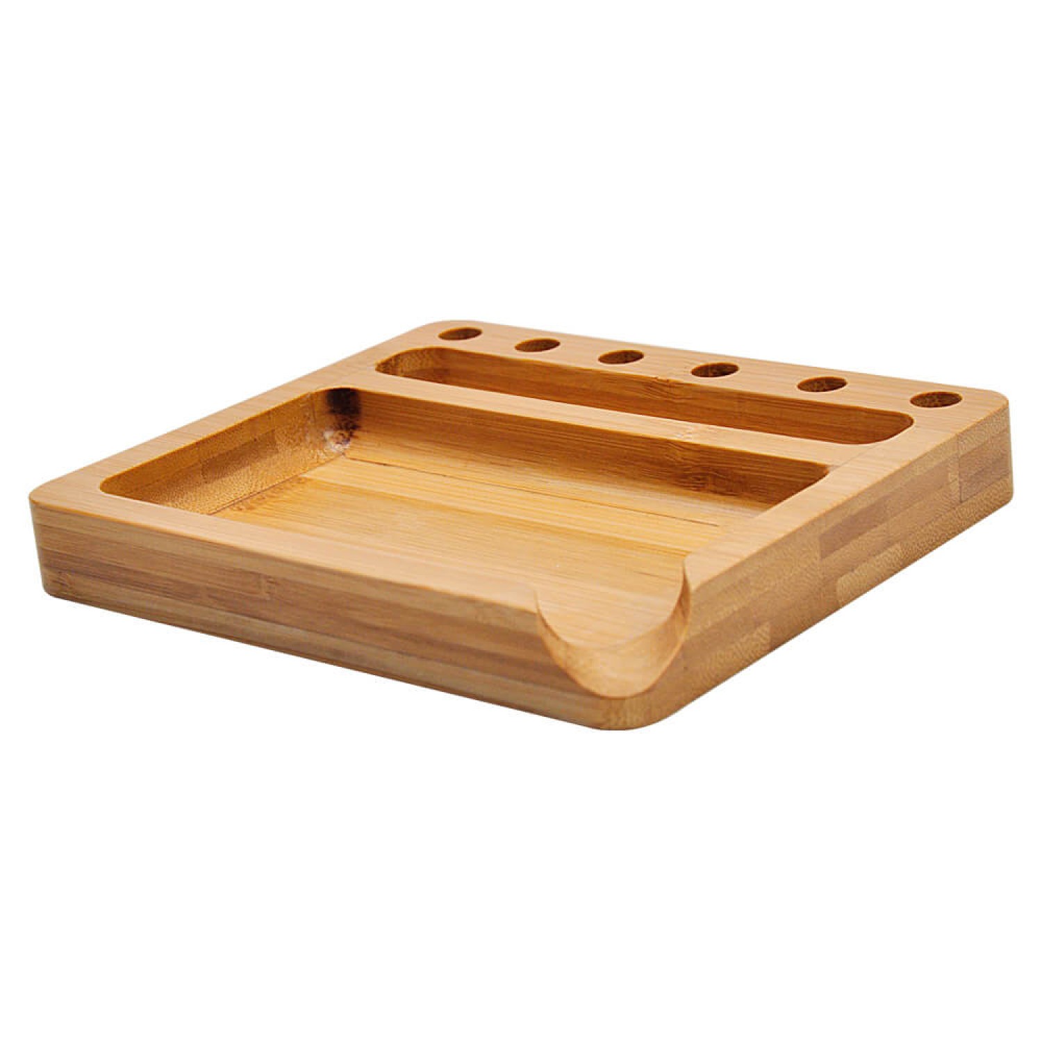 Holz Rolling Tray | Ca. 130 x 150 X 20 mm