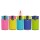 Feuerzeug 2in1 “Feuer & Flamme” Neon-Mix, 25er Display