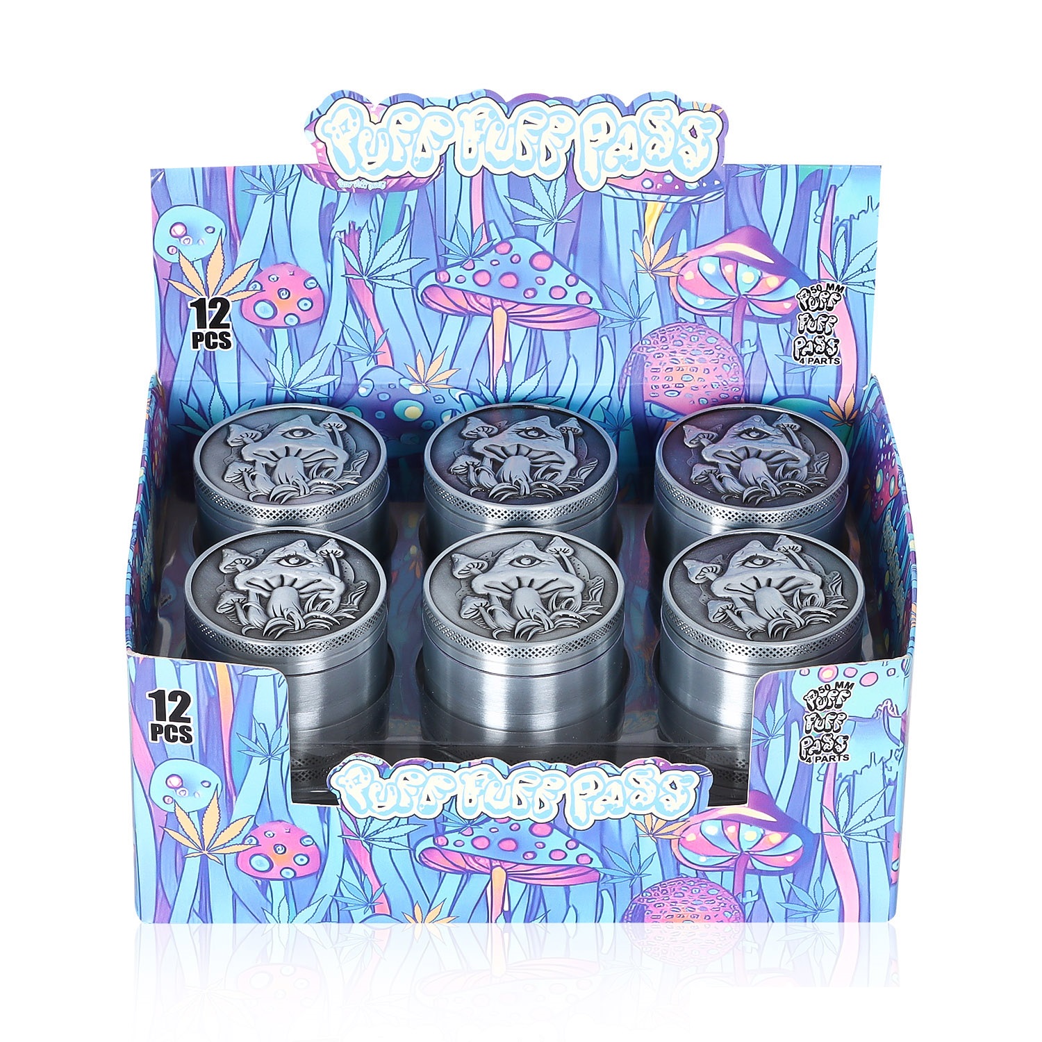 Metal Grinder "MUSHROOM" (⌀50 mm / 4-teilers) VE-12