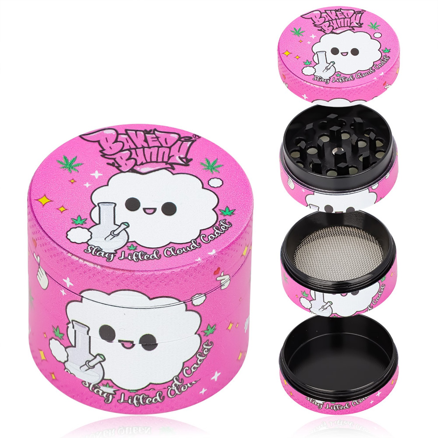 Metal Grinder "BAKED BUNNY" (⌀40 mm / 4-teilers) VE-12