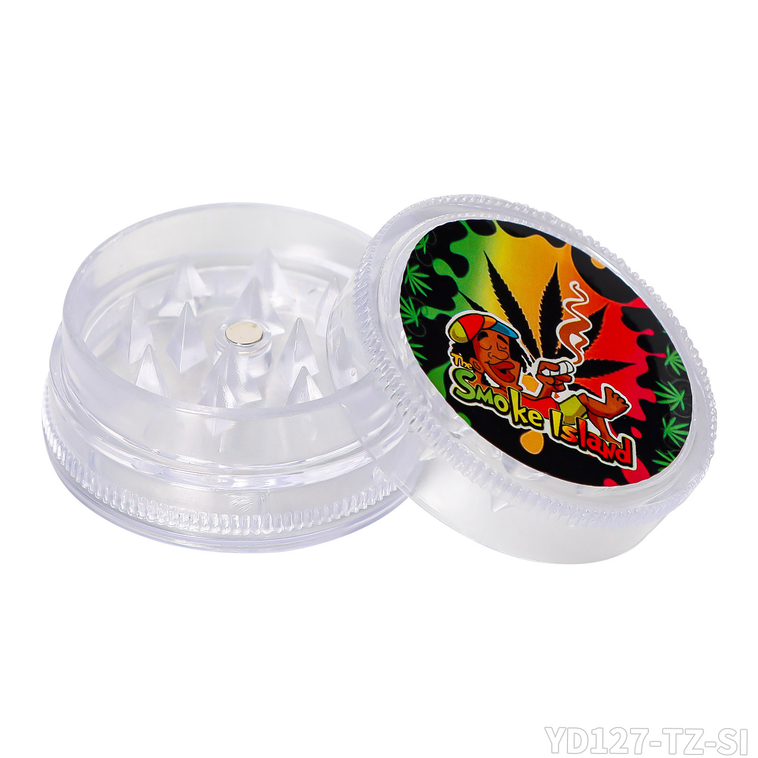 Smoke Island Set - Glas Kawumm  + Grinder