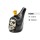 Keramik Bong Skull Form Schwarz / Weiß mit Holz-Kopf, ca. Ø: 70mm, H: 12cm