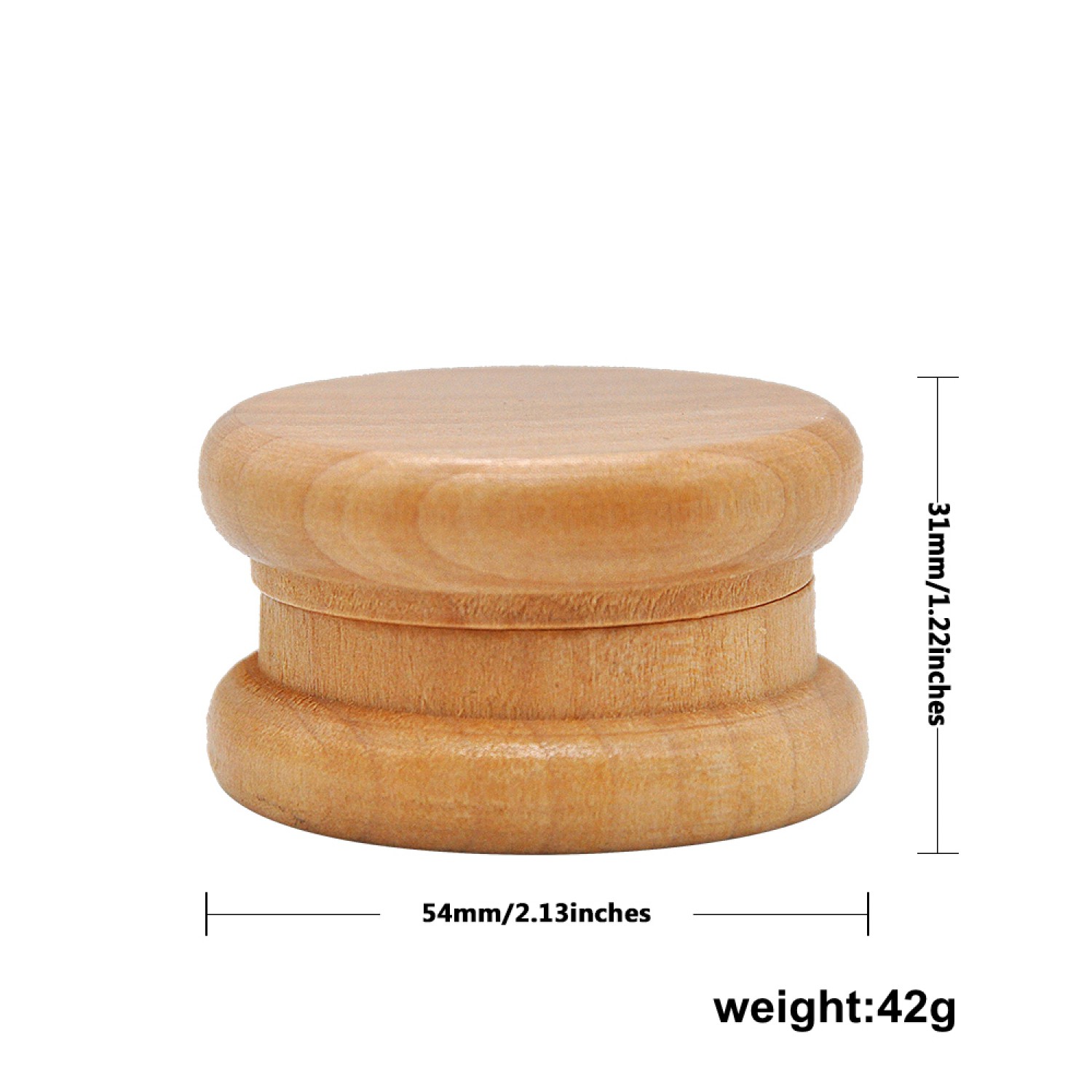 Holz Grinder mit 31 Nägel - ⌀50 mm | 10er-Pack