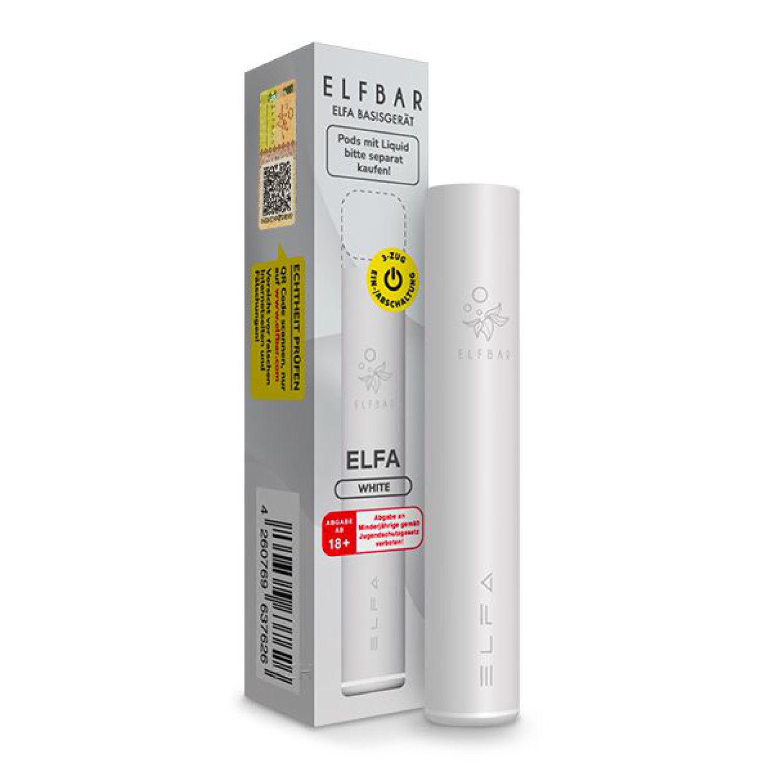 ELFA Akku Weiß 500mah VE-10