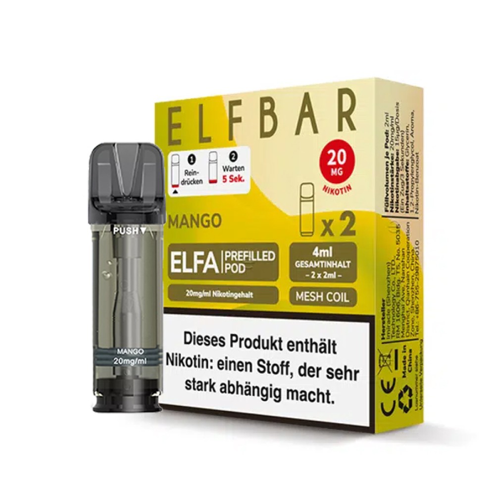 ELFBAR ELFA Prefilled Pods Mango