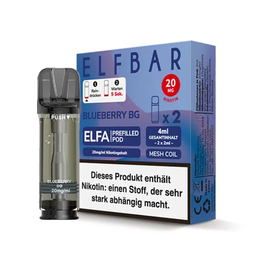 ELFBAR ELFA Prefilled Pods Blueberry BG