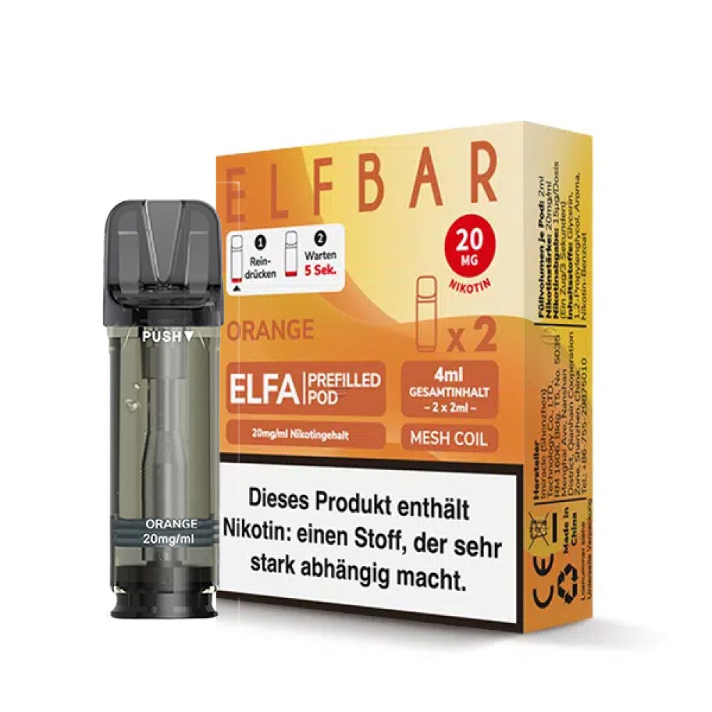 ELFBAR ELFA Prefilled Pods Orange