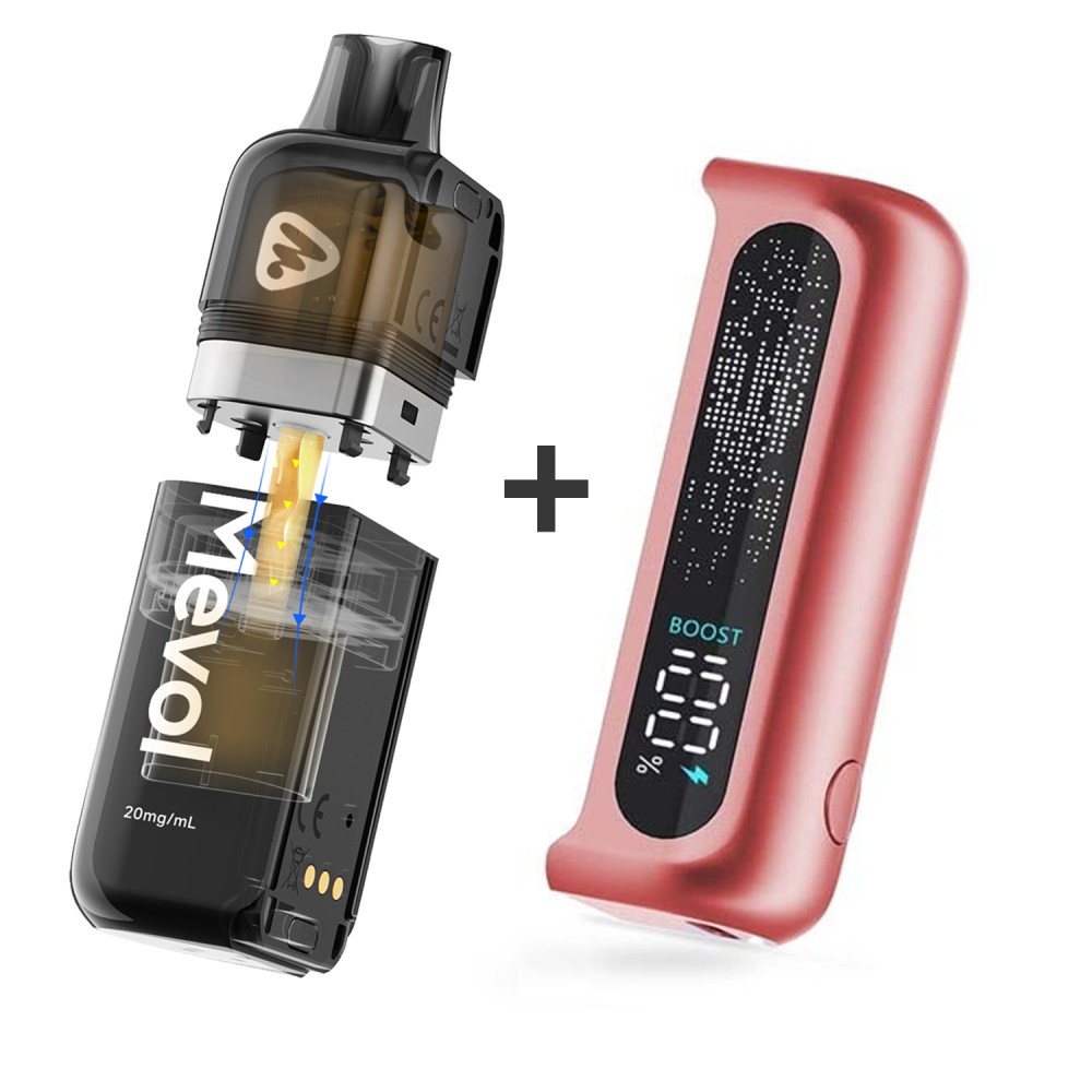 Mevol 14K "Watermelon Ice" Batterie + POD Set