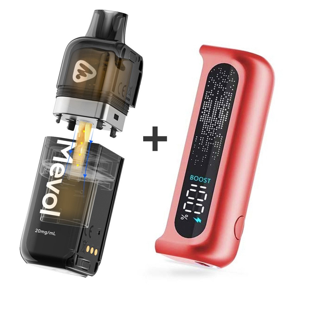 Mevol 14K "Peach Ice" Batterie + POD Set