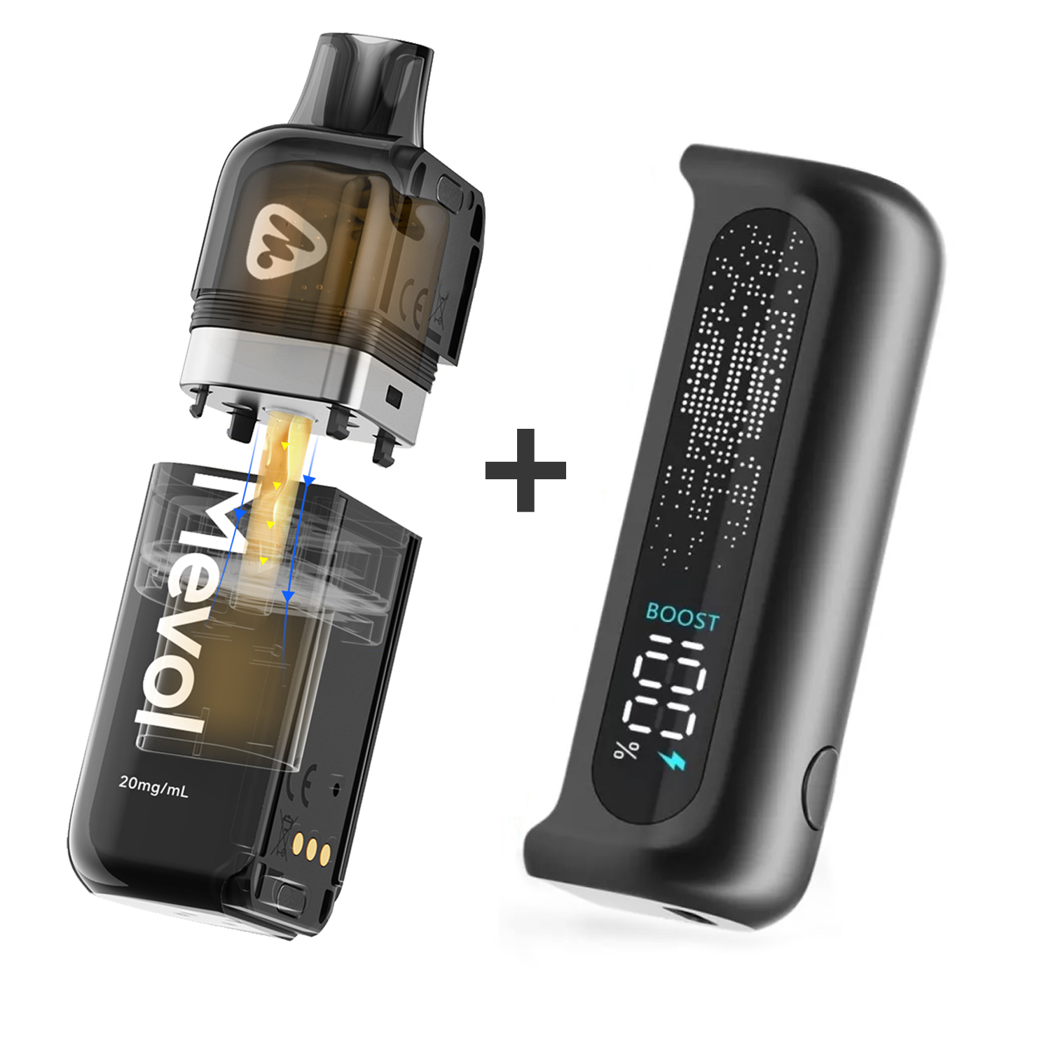 Mevol 14K "Tropical Twist" Batterie + POD Set