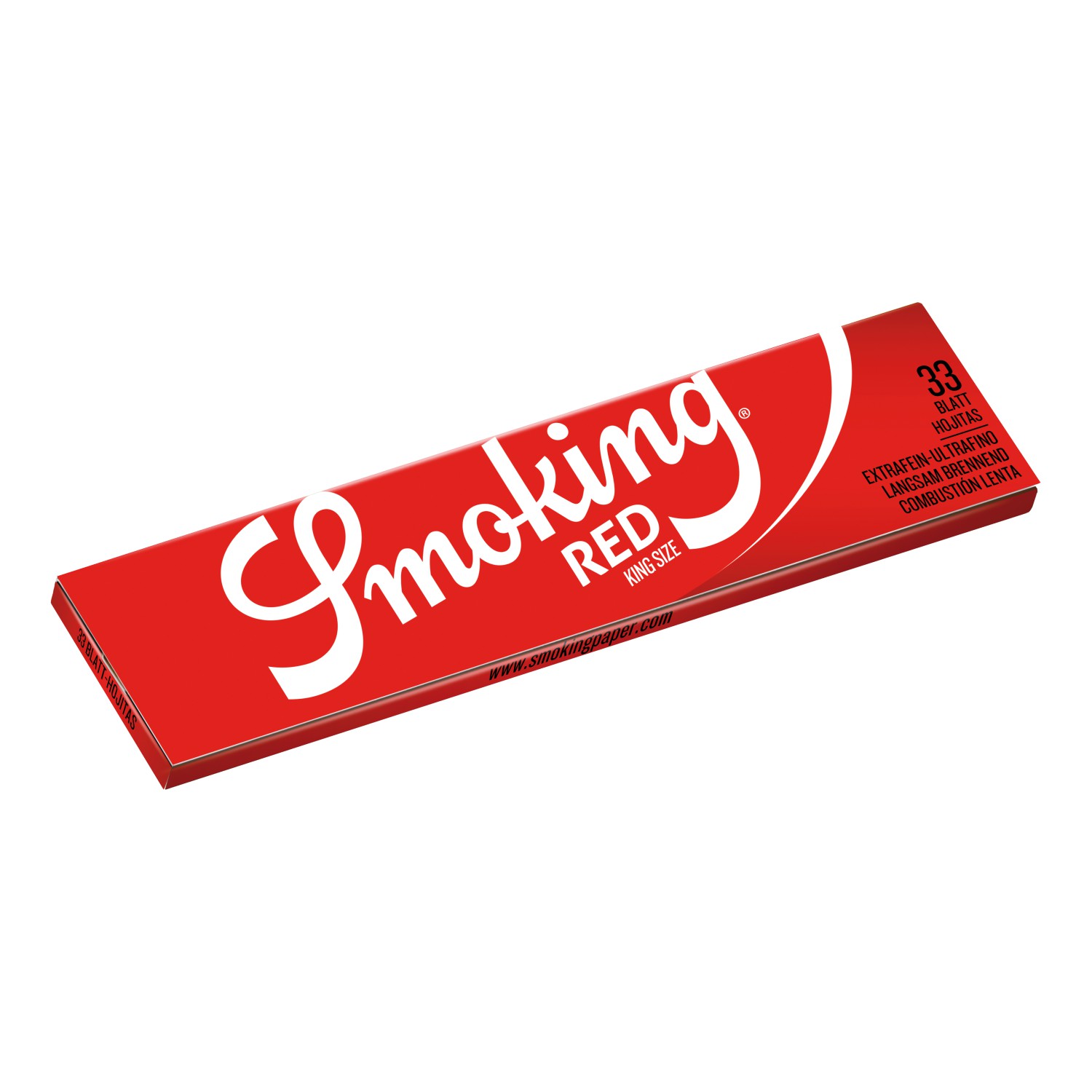 Smoking Rot | King Size Blättchen 50er
