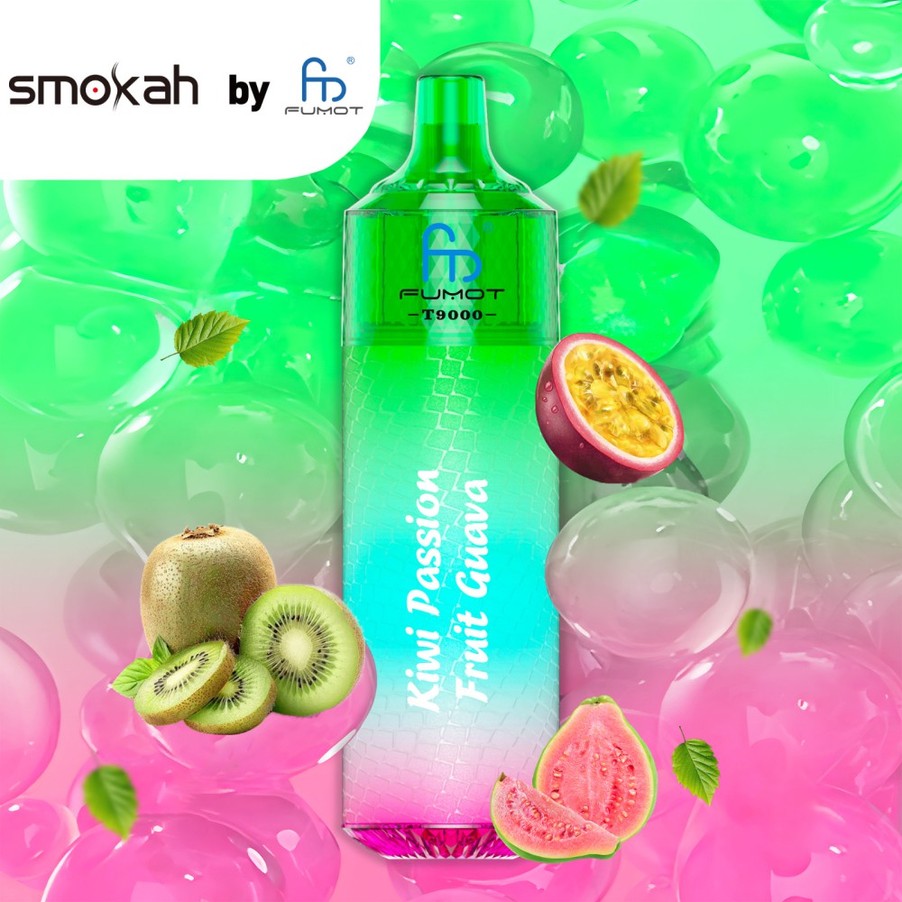 Smokah Fumot T9000 – Kiwi Passion Fruit Guava