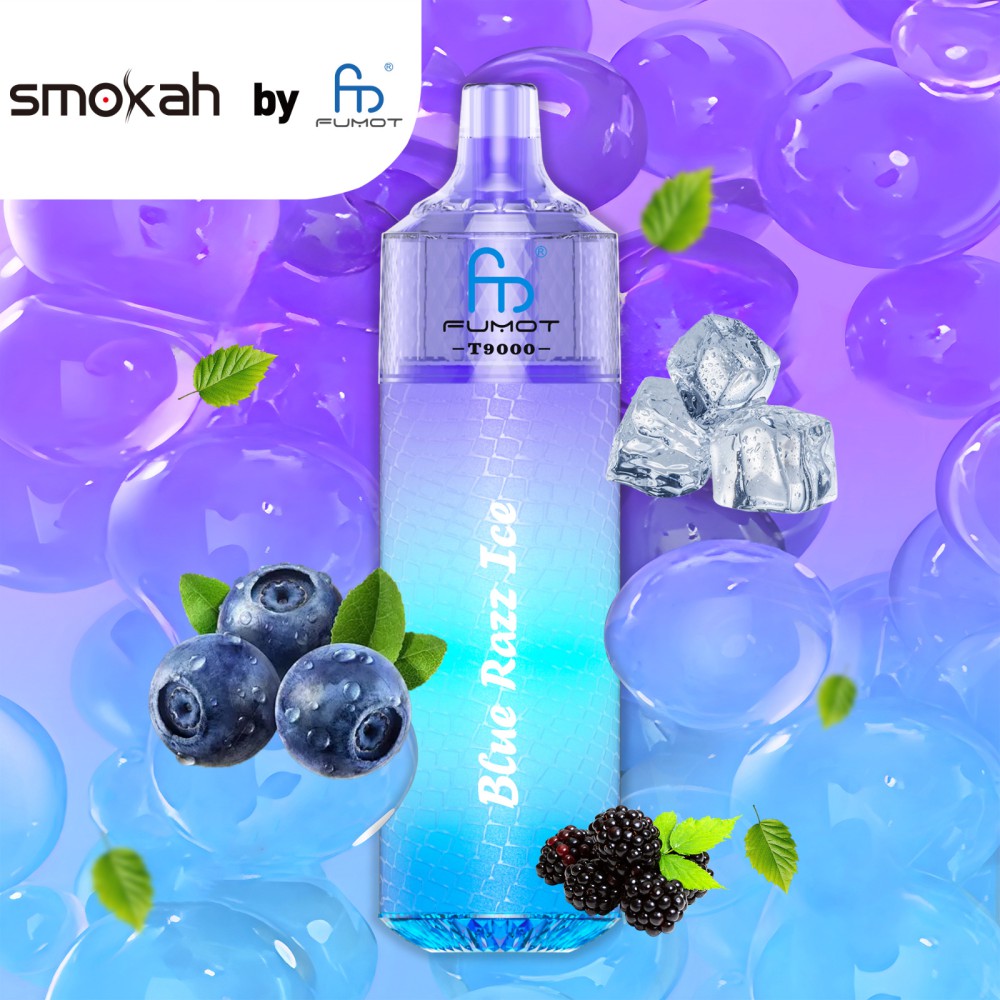 Smokah Fumot T9000 – Blue Razz Ice