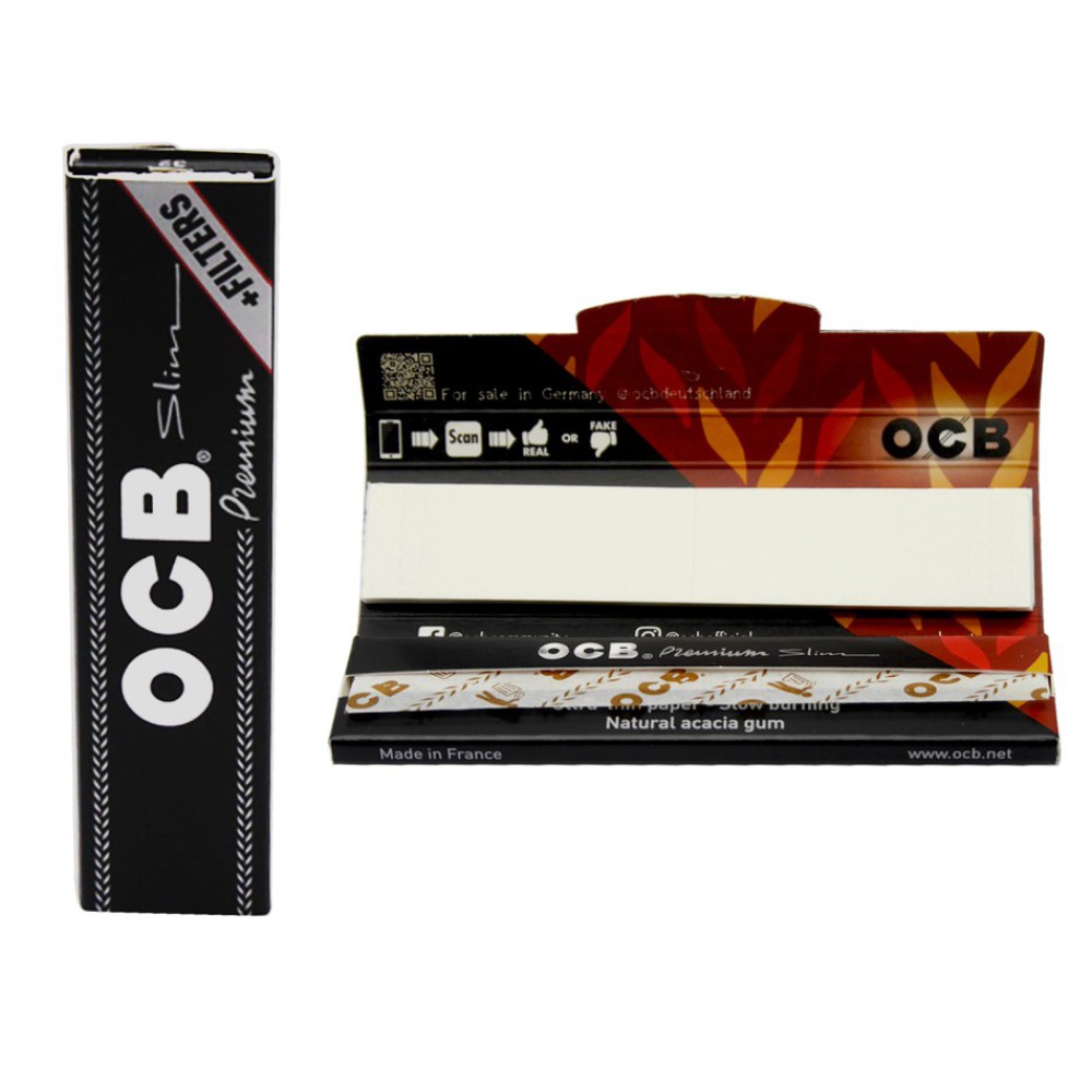 OCB Schw.Premium Slim extra lang + FilterTip