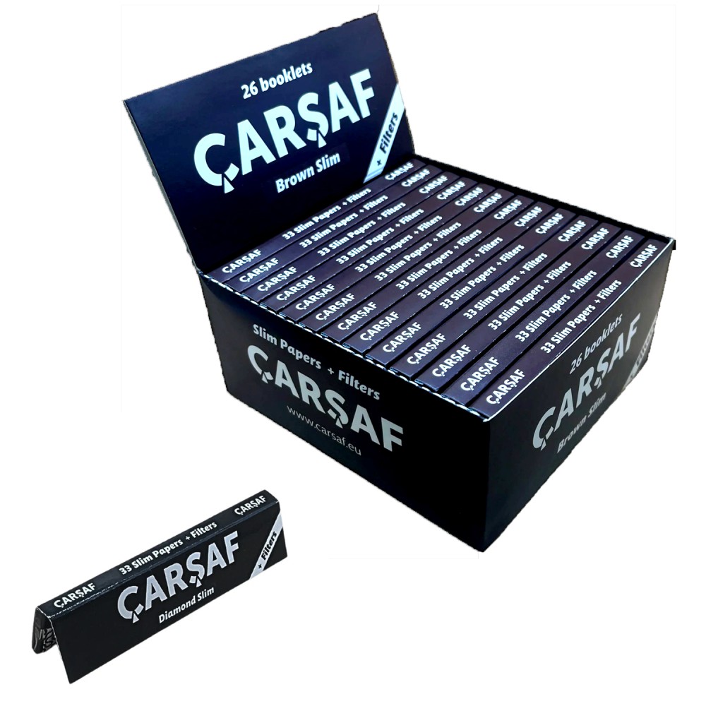 Carsaf Diamond Slim Papers+Tips King Size