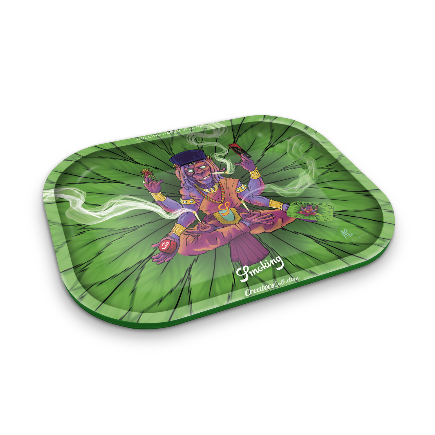 Smoking Rolling Tray " MONKEY " 340x275x28mm.