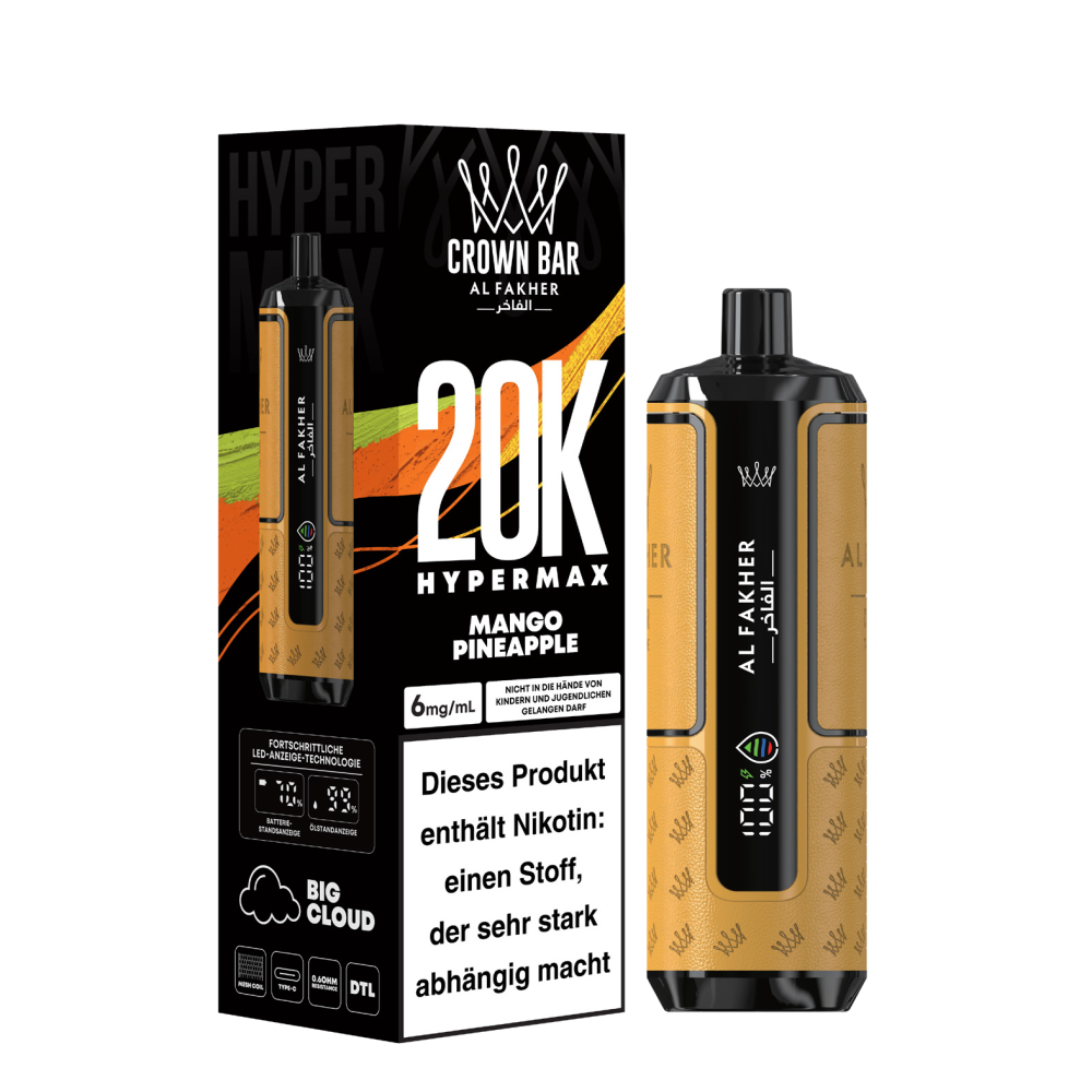 Al Fakher 20K Hypermax "Mango Pineapple"