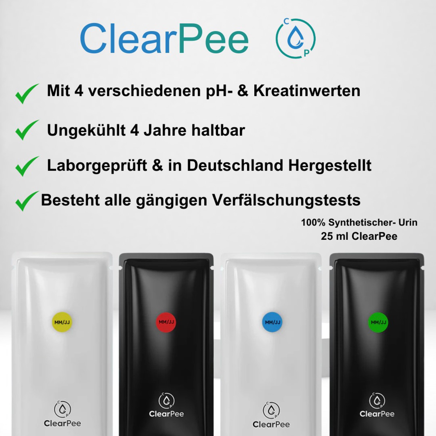 ClearPee Fake Urine | 4 Farben, 25ml