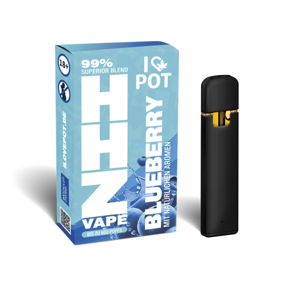 I Love Pot 99% Superior Blend HHZ Vape | Blueberry | Einweg-Vape