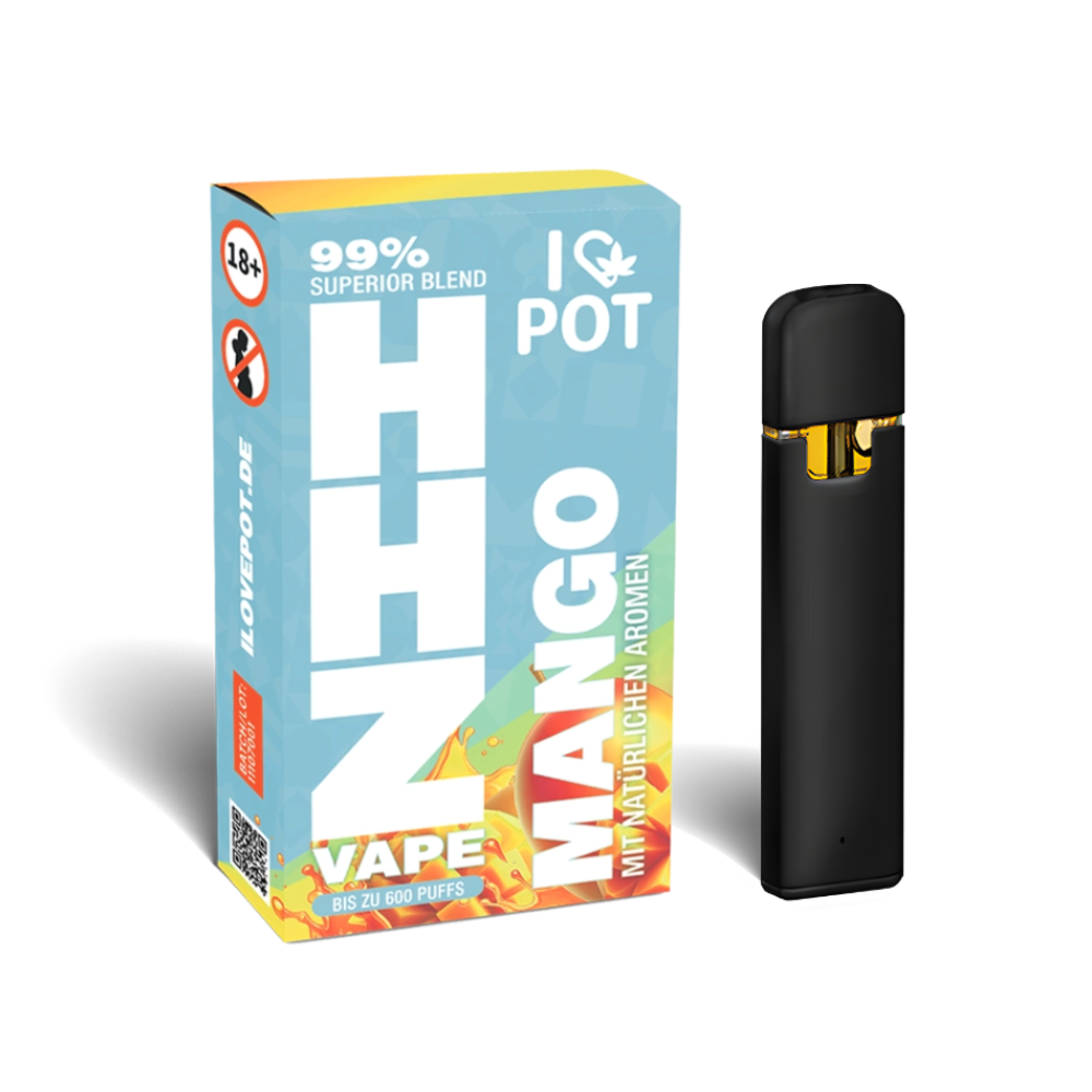 I Love Pot 99% Superior Blend HHZ Vape | Mango | Einweg-Vape