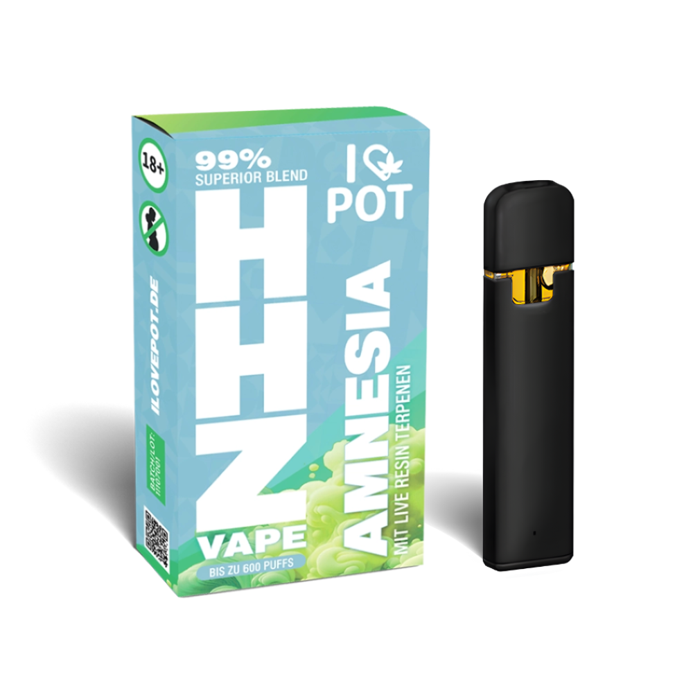 I Love Pot 99% Superior Blend HHZ Vape | Amnesia | Einweg-Vape