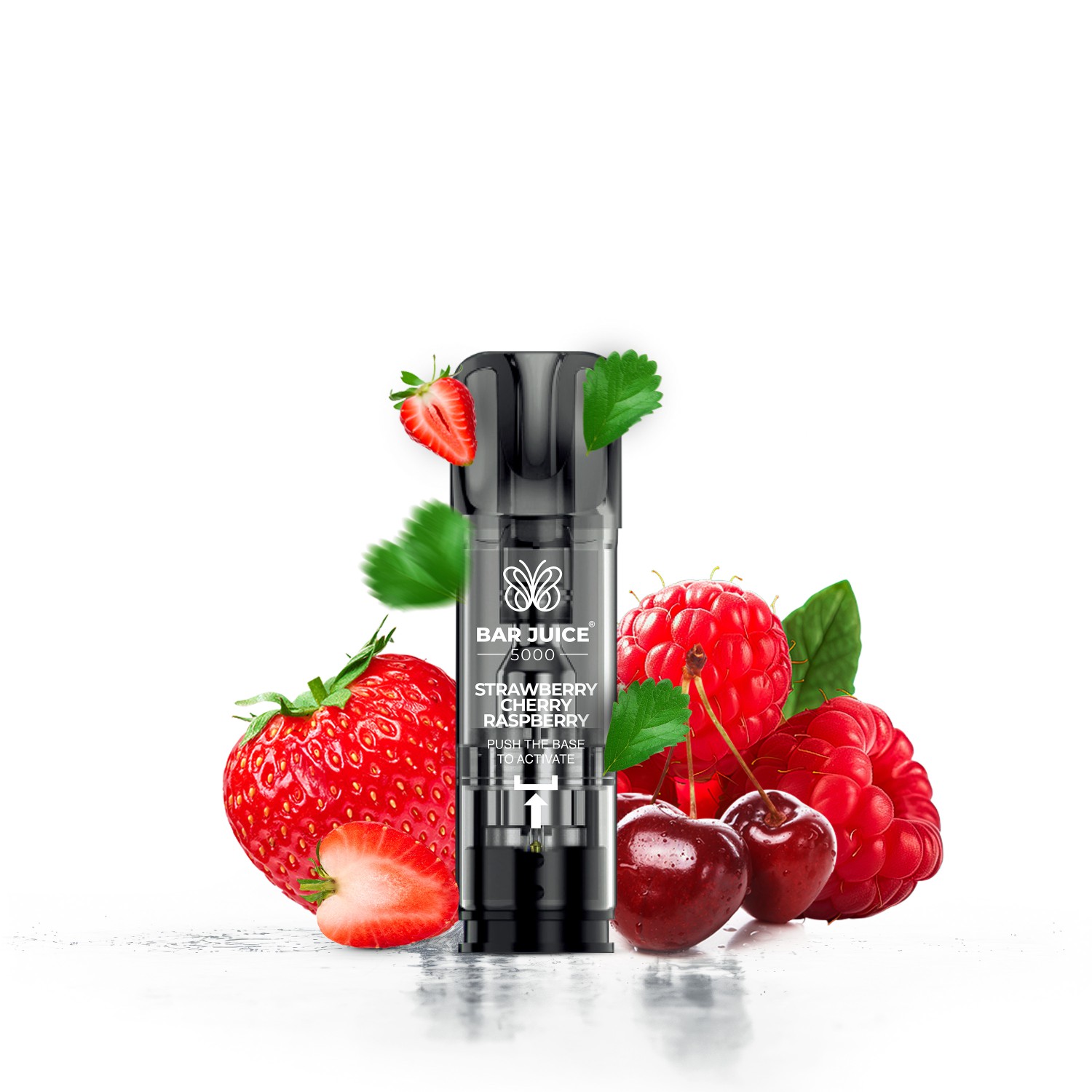 Bar Juice Prefilled Pod | Strawberry Cherry Raspberry | 2x2ml