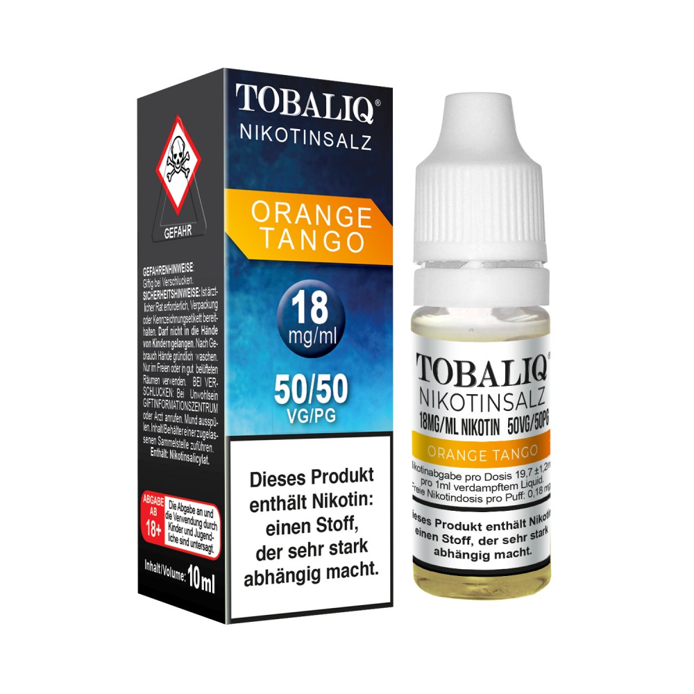 E-Liquid Orange Tango, Nikotinsalz 18mg