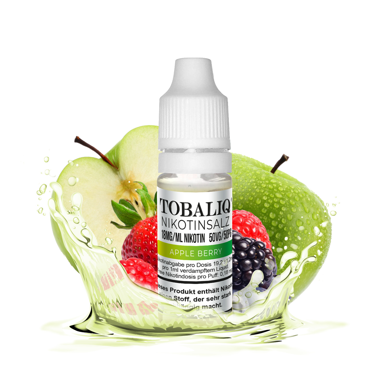 E-Liquid Apple Berry, Nikotinsalz 18mg