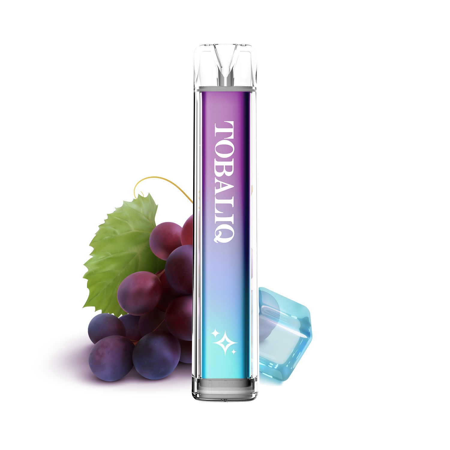 DAZZLE - Einweg-Vape 600 Züge – 20mg Nikotin – GRAPE ICE