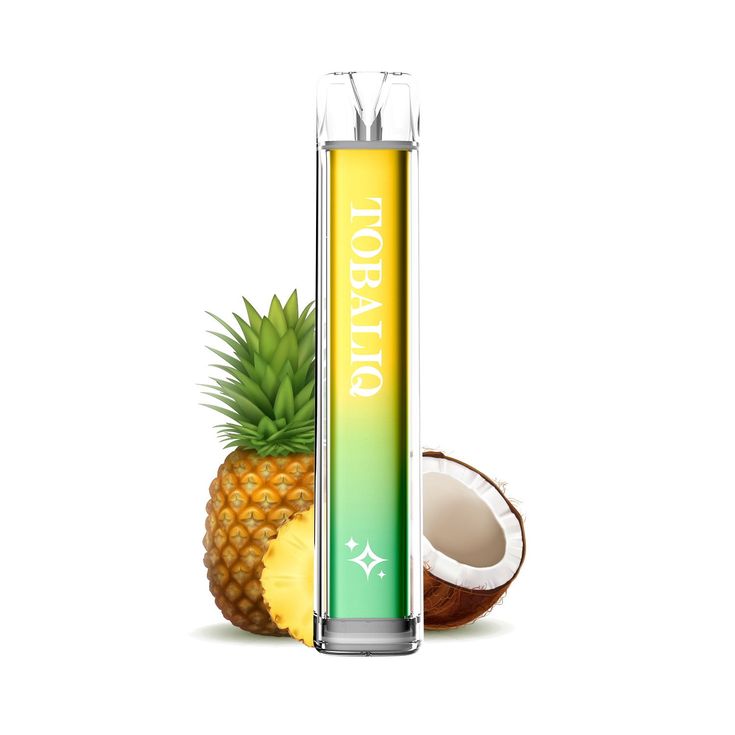 DAZZLE - Einweg-Vape 600 Züge – 20mg Nikotin – PINEAPPLE COCONUT