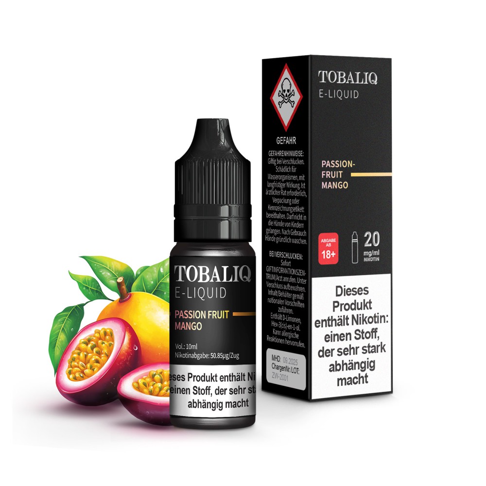 E-Liquid – 20mg Nikotinsalz – Passion Fruit Mango