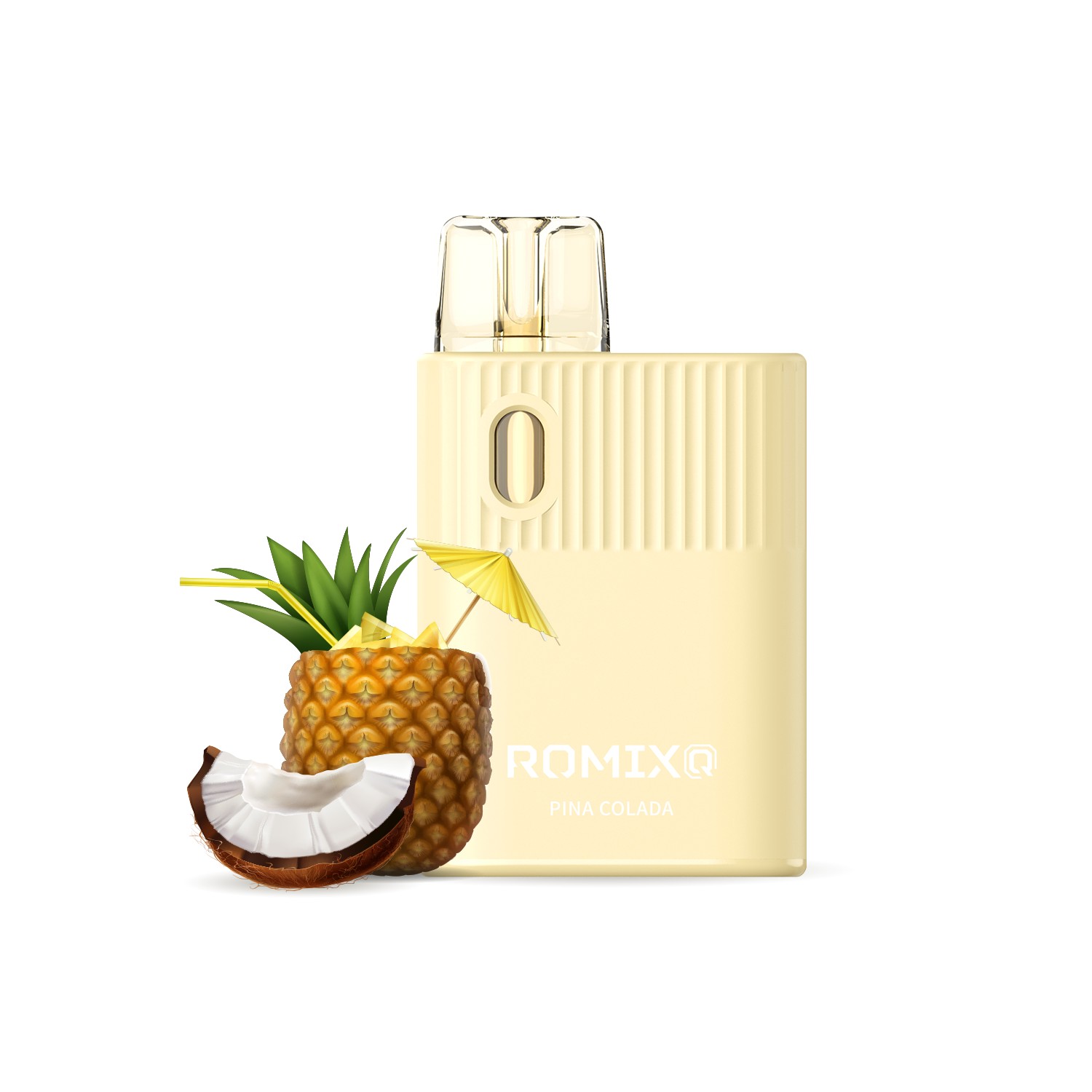 RomixQ - Einweg-Vape 600 Züge – 20mg Nikotin – Pina Colada