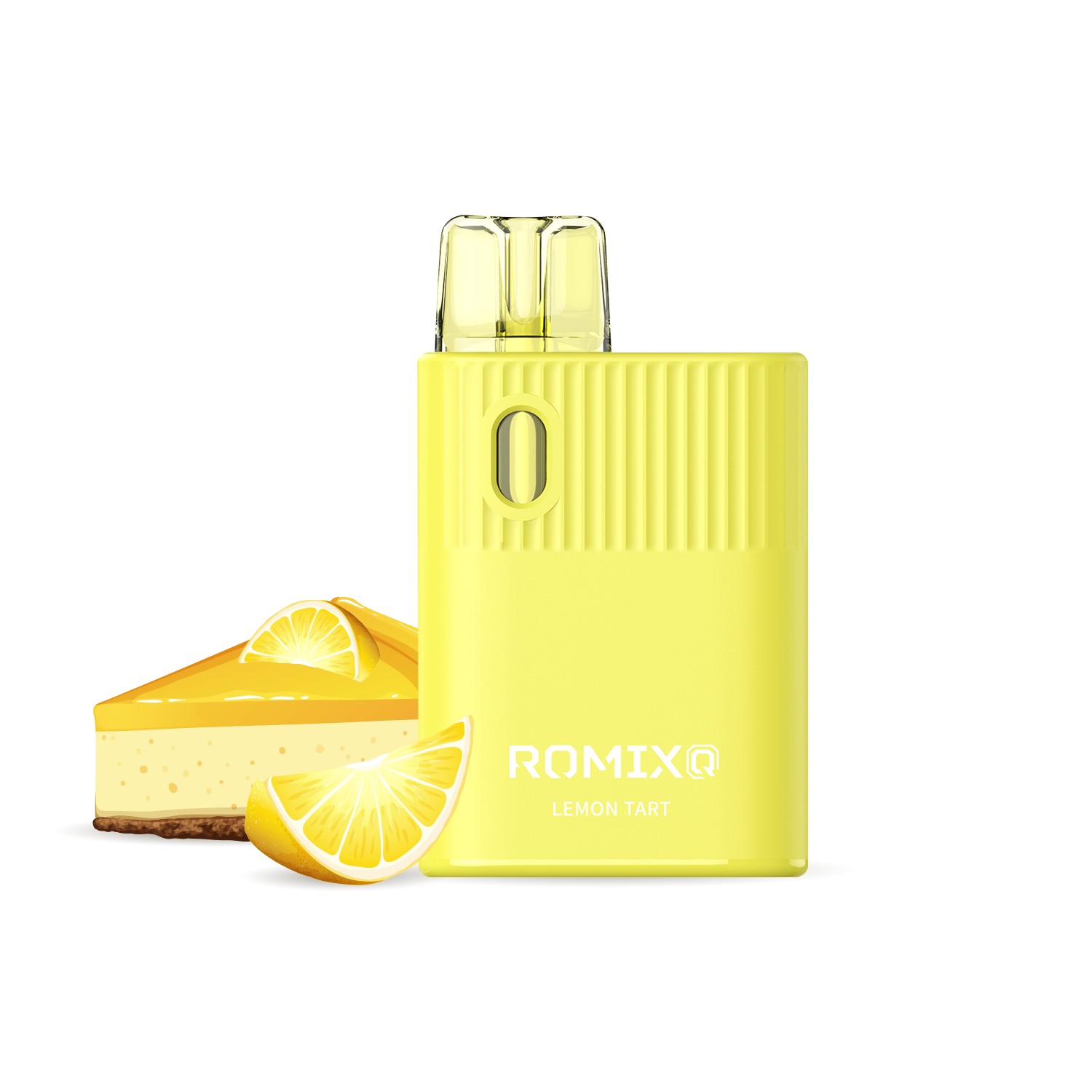 RomixQ - Einweg-Vape 600 Züge – 20mg Nikotin – Lemon Tart