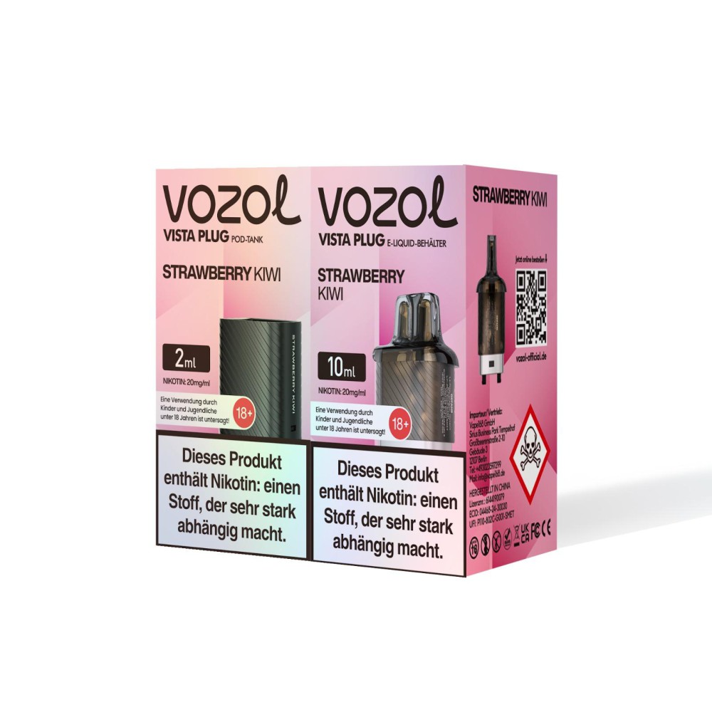 Vozol Vista Plug | Prefilled Pod | Strawberry Kiwi