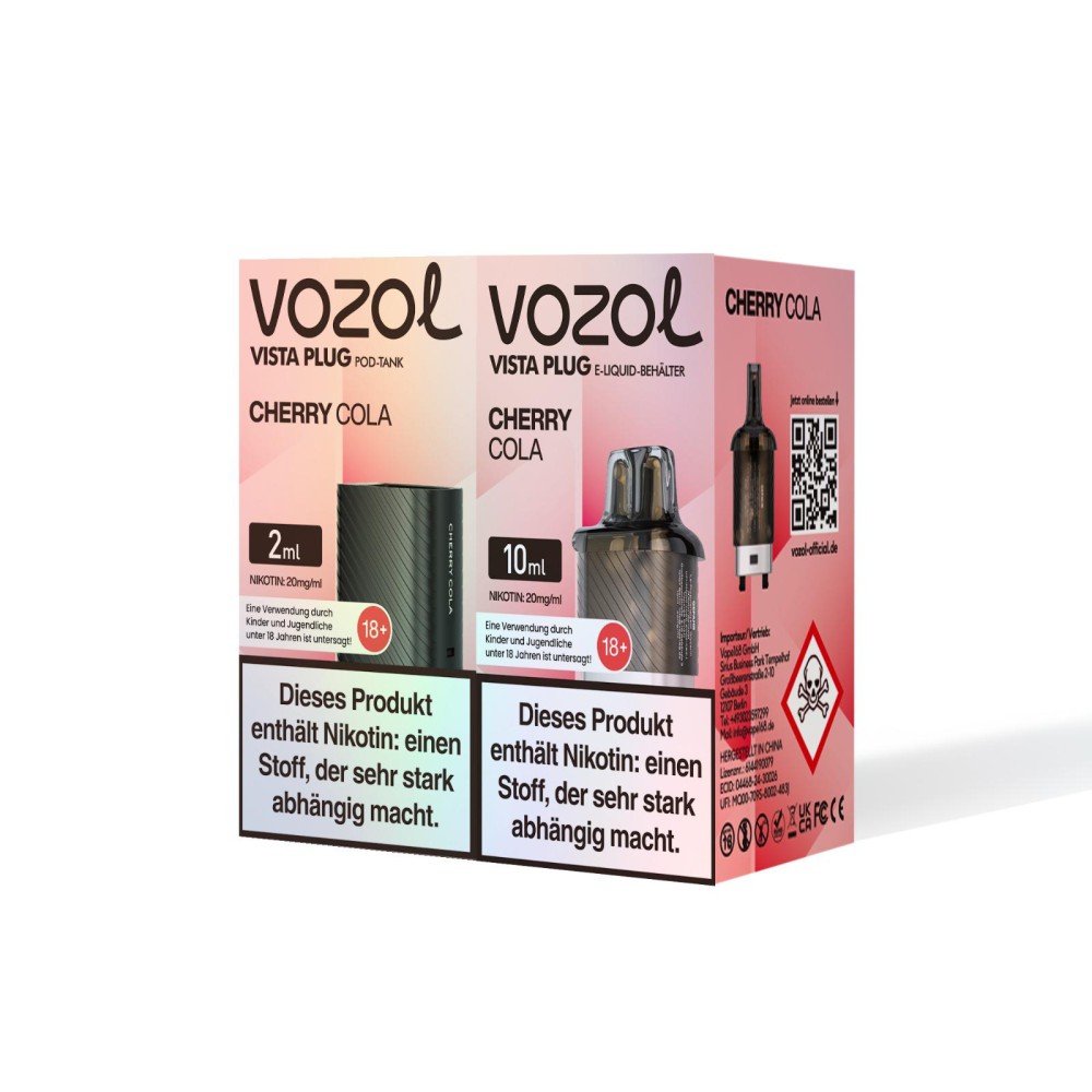 Vozol Vista Plug | Prefilled Pod | Cherry Cola