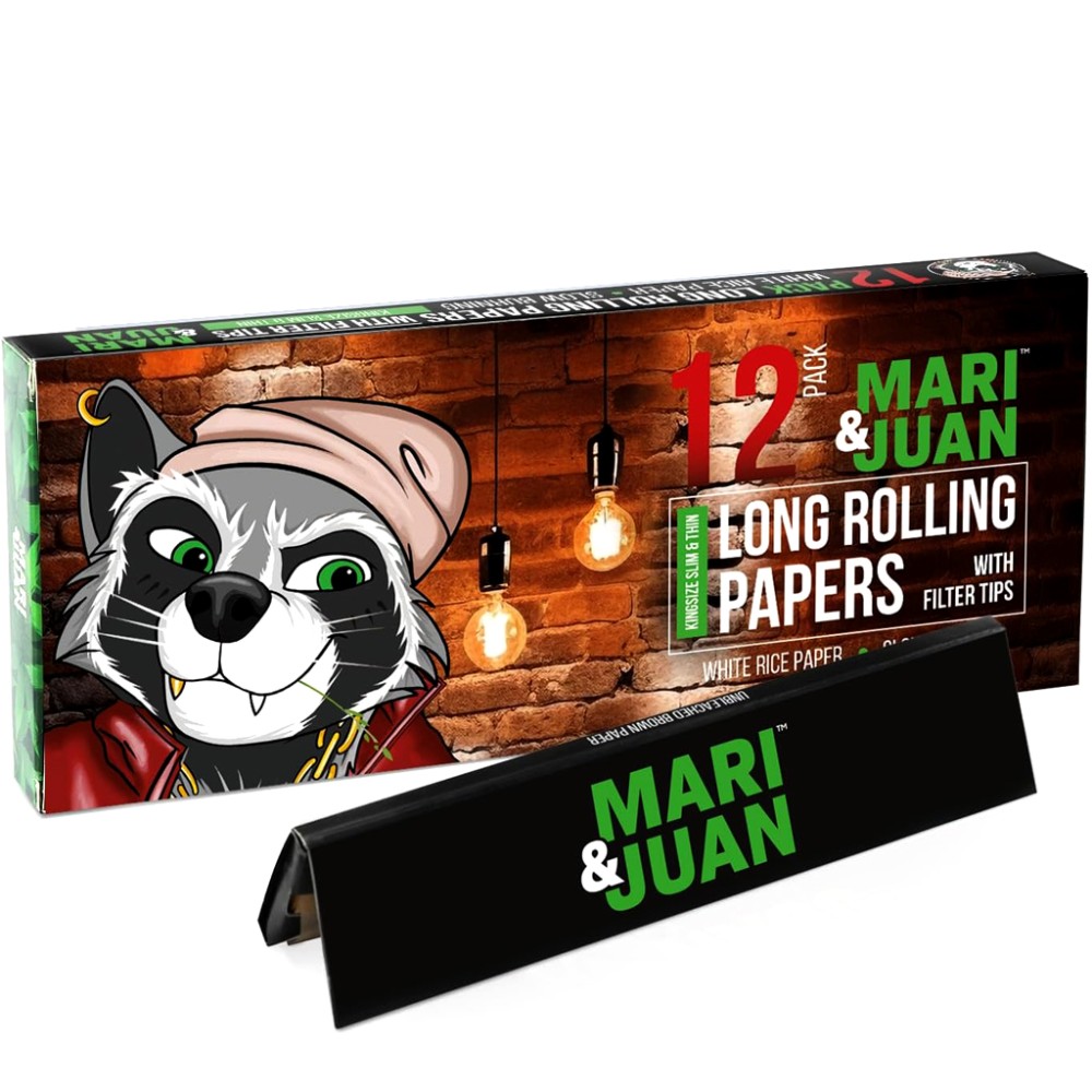 Mari & Juan Long Zigarettenpapier mit Filtertips