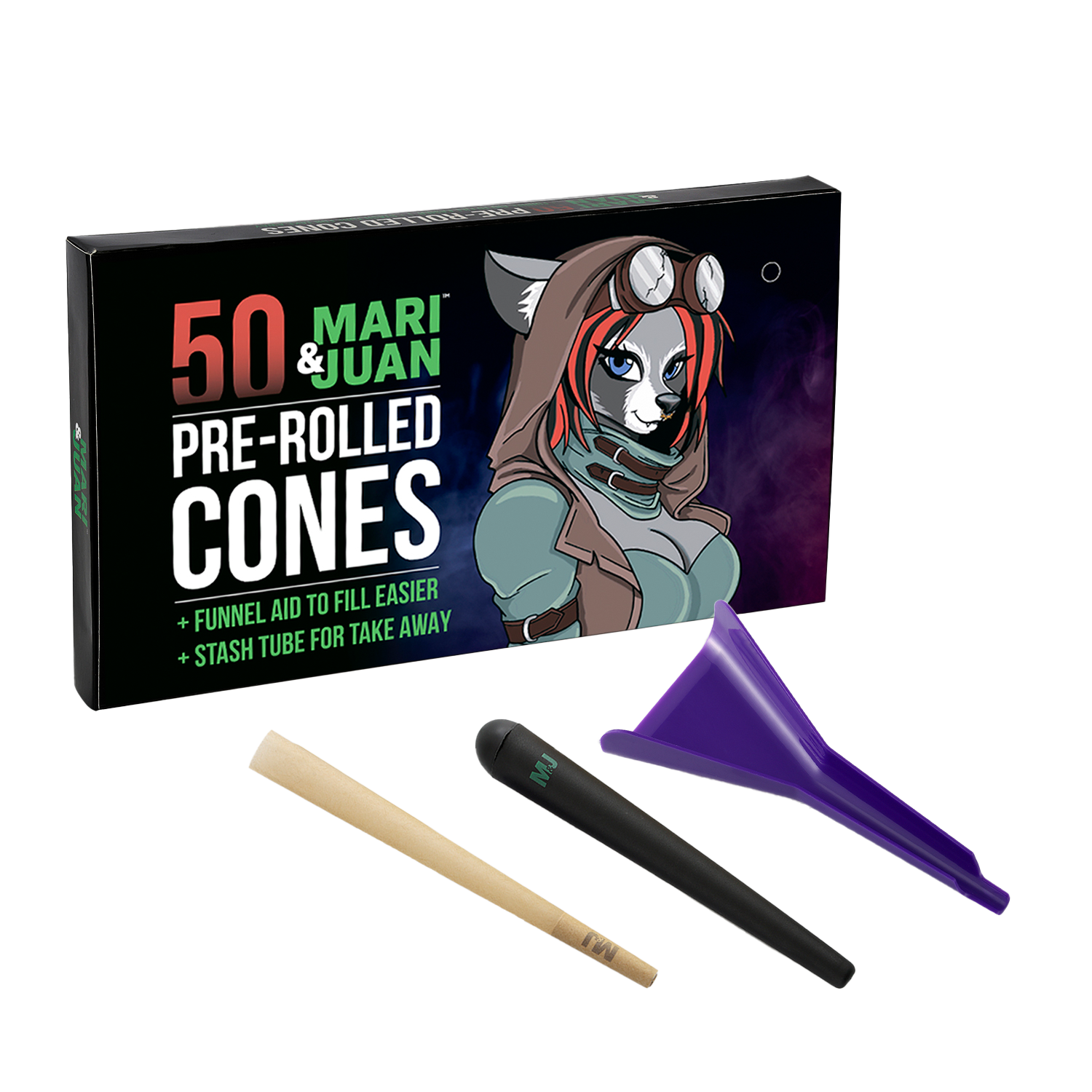 Mari & Juan 50 Pre-Rolled Cones KS