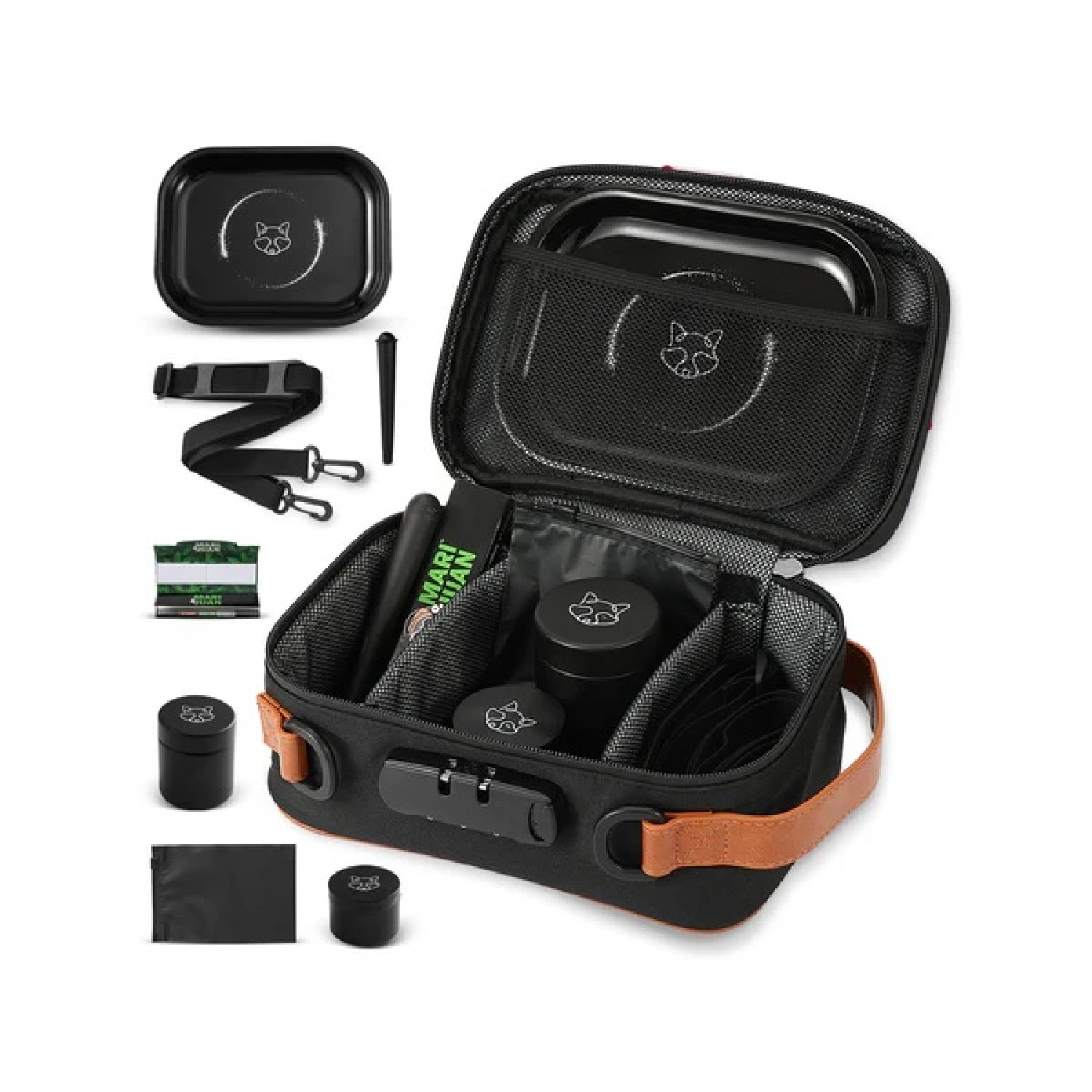 Mari & Juan Aufbewahrungstasche für Grinder und Zubehör mit Zahlenschloss Mari & Juan Aufbewahrungstasche für Grinder und Zubehör mit Zahlenschloss